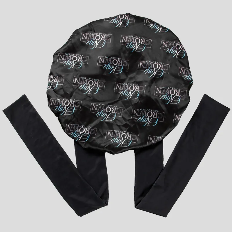 Gorro de noche africano con estampado personalizado para mujer, moño de satén para el pelo, gorro para dormir y envolturas para el pelo