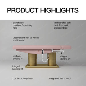 Madamcenter Técnico Elétrico Cadeira Couro Facial Beleza Cama Massagem Característica Cosméticos Equipamentos Hidro Facial Móveis - Product Image 5