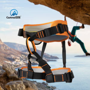 สายรัดสำหรับปีนเขาที่ได้รับการรับรองจาก Camnal ผ้าโพลีเอสเตอร์สายรัดโยคะต้านแรงโน้มถ่วงทางอากาศ - Product Image 1