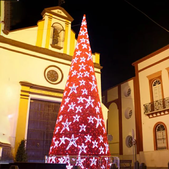 Christmas lights LED acrylic santa sleigh enchanted carriage