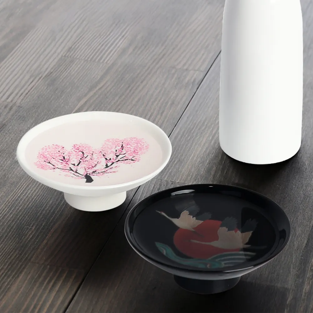 Small Set Gift Traditional Sakura 50 ML Wholesale Japanese Custom Ceramic Sake Cup