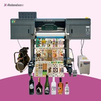 Nueva Impresora Digital UV de Inyección de Tinta Automática de Fábrica X-Roland para Cabezal I3200, Impresora de Rollo de Etiquetas de Material Flexible de Alta Resolución