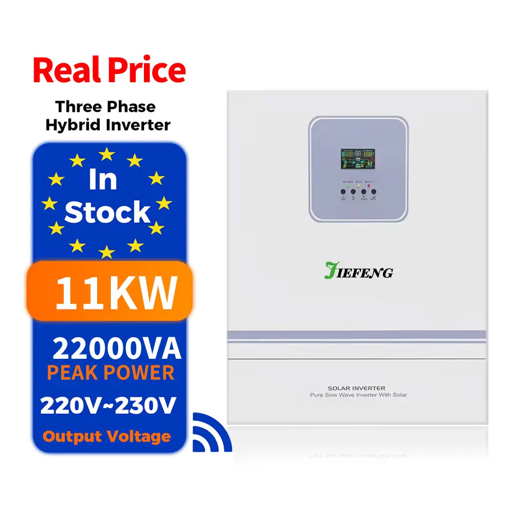 High frequency household inverters support hybrid networks. 11kw inverters can be used for lithium batteries