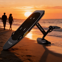 Planche de surf électrique en fibre de carbone 8000W avec télécommande, batterie haute performance 48V et garantie d'un an