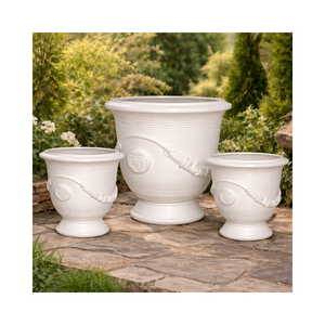 Macetas de Fibra de Vidrio Redondas con Acabado Pintado, Diseño Moderno Ecológico para Uso en Exteriores, Macetas de Jardín de la Más Alta Calidad - Product Image 2