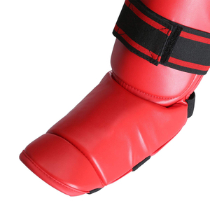 2024 Synthetic Leather <b>Shin</b> in Step <b>Pad</b> Safety <b>Shin</b> Guard <b>MMA</b> <b>Shin</b> Instep Guard Leg <b>Pads</b> Martial Arts Training - Product Image 6