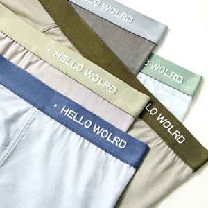 B. Job Sen@ Caleçons Boxers Homme en Modal Taille Moyenne Anti-bactériens Respirants Imprimés Tricotés 100% Modal Impression par Transfert Thermique - Product Image 1