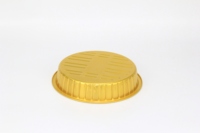 Meilleure vente Peigne à gâteau en feuille d'aluminium robuste Texture de cuisson Variété en vrac Casseroles à pizza alimentaire en feuille d'aluminium fabriquées en Chine