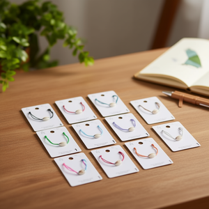 Braccialetto Elastico Colorato con Conchiglie, Pulsera in Acciaio Inossidabile Fatto a Mano, Set da 12 Pezzi, Gioielli alla Moda - Product Image 3