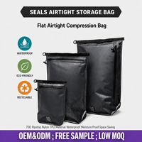 Sac de compression ultra-léger en nylon TPU imperméable pour voyages d'affaires et activités de plein air, organisateur de valise sans pompe pour gagner de la place