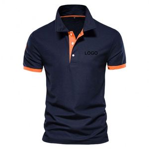 เสื้อโปโลพิมพ์ลายสกรีนขายส่ง ผ้าโพลีเอสเตอร์ แห้งเร็ว ทรงเข้ารูป สำหรับผู้ชาย เหมาะสำหรับกอล์ฟ สั่งทำพร้อมโลโก้ได้ - Product Image 2