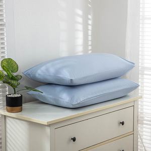 Funda de Almohada Rectangular de Algodón Orgánico, Tejida, Ecológica, Antiestática, con Diseño Geométrico a Rayas, Bordada y Tejida, con Protección EMF - Product Image 3