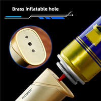 Briquet torche JOBON à flamme jet pour cigares, barbecue et cuisine, en alliage de zinc, avec boîte cadeau, flamme réglable, rechargeable au gaz butane, logo personnalisable