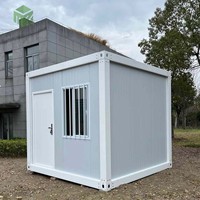 Mini-straatwinkel 10FT Modulaire Prefab Verplaatsbare Demontabele Flatpack Containerhuis