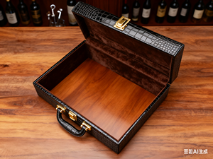 Tùy Chỉnh Hộp Màu Đen Cá Sấu Da Hộp Sang Trọng Bằng Gỗ Rượu Vang Công Cụ Nước Hoa Giày Tùy Chỉnh Lưu Trữ Hộp Bao Bì Cho Quần Áo - Product Image 2