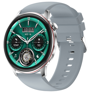 Montre connectée de sport SANVNET HK36 2026 avec écran AMOLED 1,43 pouces, suivi de la fréquence cardiaque, NFC, appels Bluetooth, design rond tendance pour hommes et femmes - Product Image 3