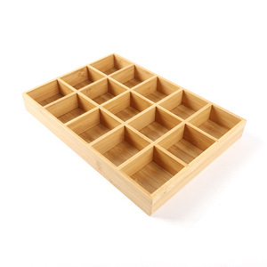 Dried fruit box, living room snack and nut <b>storage</b> box, engagement ornament, candy and melon <b>seed</b> bamboo multi-compartment - Product Image 1