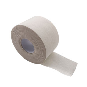 شريط رياضي 3.8 سم * 13.7 م بشعار مخصص، لون أبيض، غير مطاطي، ضمادات رياضية سهلة التمزيق، شريط قطني قابل للتنفس للرياضة - Product Image 6