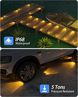 Brevet Blanc Chaud Étanche IP65 Solaire Applique Murale PC Lampe Éclairage Extérieur Crépuscule Aube Murs Pont Marches Jardin En Gros