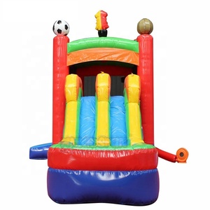 Château gonflable géant <span class=keywords><strong>Mickey</strong></span> Mouse super-héros unisexe en PVC avec <span class=keywords><strong>toboggan</strong></span> et souffleur, facile à installer pour parcs d'enfants - Product Image 2