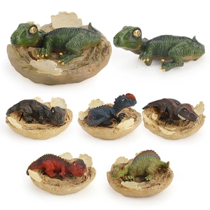 Figurine de <span class=keywords><strong>dinosaure</strong></span> à faire éclore sur plateforme, modèle de <span class=keywords><strong>dinosaure</strong></span> cub de simulation <span class=keywords><strong>Giganotosaurus</strong></span> Therizinosaurus Dilophosaurus, <span class=keywords><strong>jouet</strong></span> très populaire - Product Image 1