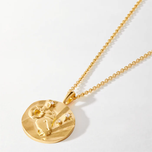 Collana in argento sterling 925 con gioielleria raffinata collana con ciondolo in oro 18 carati <span class=keywords><strong>ariete</strong></span> zodiac 12 constellation per donna - Product Image 2