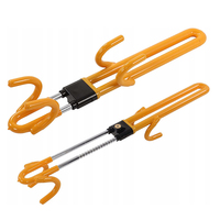 Antivol de volant pour voitures – Kit d'urgence antivol – Pince à longueur réglable – Serrures à double crochet – Fer robuste et sécurisé