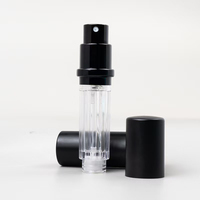 Nouveau Style De Luxe Fond En Conserve 5ml Parfum Pulvérisation Pompe Bouteille ABS UV Bouteille Extérieure PETG Doublure Parfum Liquide De Distribution Réutilisable