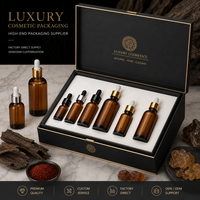 Botol Kaca Berwarna Amber Biru Hijau dengan Tutup Kayu Bambu dan Pipet Tetes Minyak, Ukuran 5ml 10ml 15ml 20ml 30ml 50ml 60ml 100ml