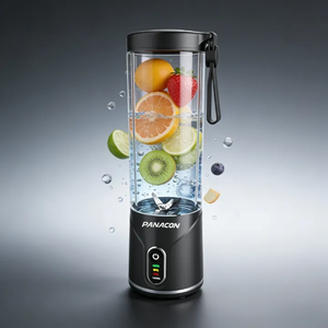 BPA Free Heavy Duty Portable USB Rechargeable 2000mAh Leak Proof Blender Ice Smoothies <b>Maker</b> One <b>Button</b> Turbo Mode - Product Image 4