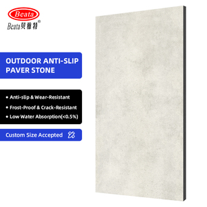Carrelages de sol et de <span class=keywords><strong>mur</strong></span> en porcelaine émaillée/céramique au design moderne couleur gris pierre de tilleul pour les paysages extérieurs avec fonction brique réfractaire - Product Image 2