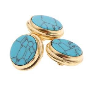 Juego de 3 Llaves de Pistón para Trompeta, Accesorio para Instrumento Musical, Carcasa Niquelada Dorada, Hebillas de Latón para <span class=keywords><strong>Corneta</strong></span>, <span class=keywords><strong>Llave</strong></span> de Palma - Product Image 4