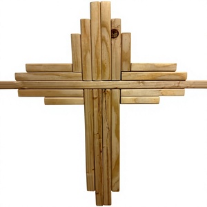 Sculpture murale en bois personnalisée de haute qualité, décoration religieuse pour la maison, design traditionnel, salon, baptême, Art déco - Product Image 2