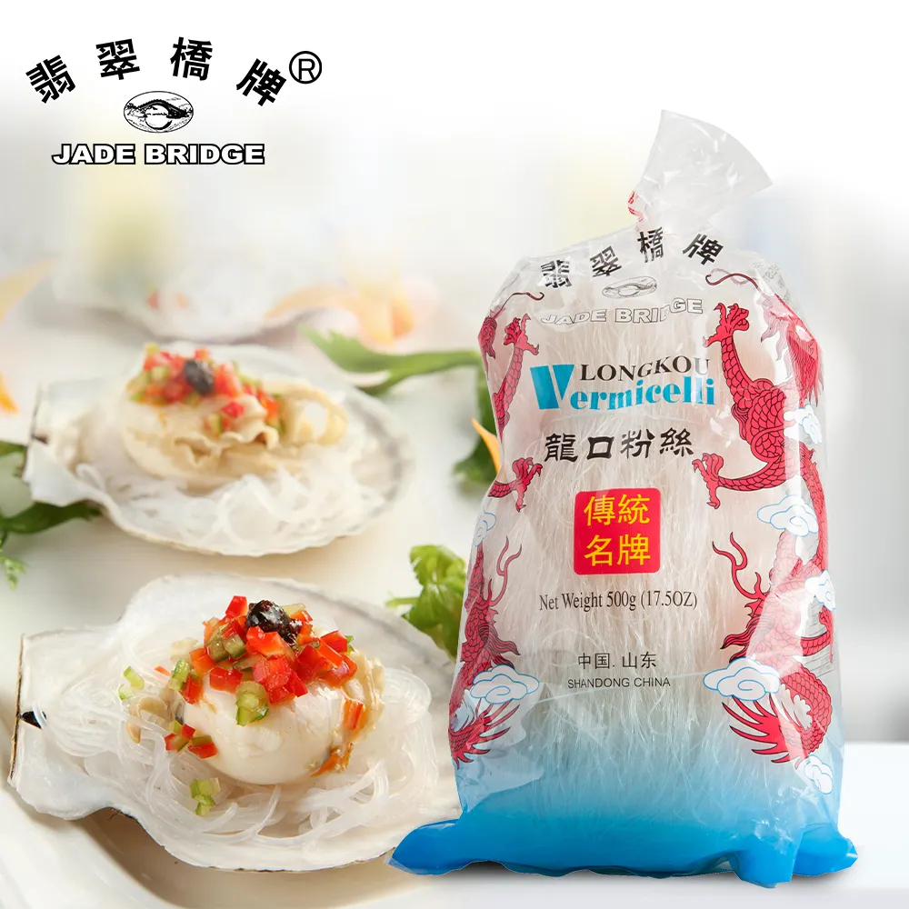 Rice Noodle Wholesale Premium Noodles Longkou Mung Bean Longkou Vermicelli Dry Place Thin Strips from CN;GUA Light Taste a Grade