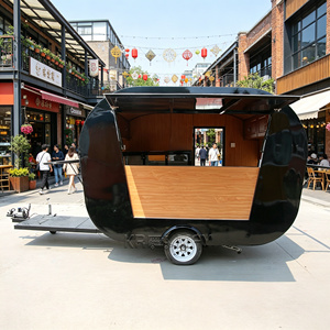 Retro Waffle Truck DOT Soda Cart Stylish Sandwich Food Trailer - Product Image 5