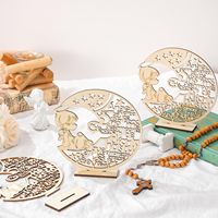 Centres de table en bois pour baptêmes, décorations religieuses catholiques, Pâques, communion, baby shower, mariage – Vente directe usine