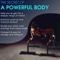 Hot SellingHome Gym Fitness Workout Hauteur Dip bar Station Triceps Dips Pull-Ups Stabilisateur Parallette Push up Stand