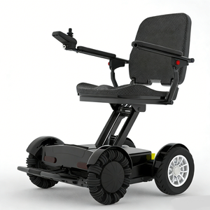 Scooter de mobilité pliable à quatre roues de qualité supérieure pour personnes âgées, cadre en alliage d'aluminium au lithium intelligent, design compact et léger - Product Image 3