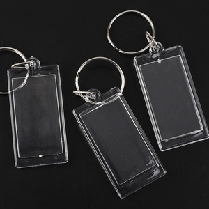 Hot bán tùy chỉnh khung ảnh Keychain Acrylic hình chữ nhật chèn hình ảnh khung Keyring <span class=keywords><strong>Key</strong></span> chủ Móc chìa khóa - Product Image 2
