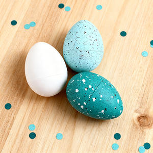 Anpassbare Größe Papierfaser-Osterei für Osterdekorationen Kinderfreundliche Partydekoration - Product Image 5