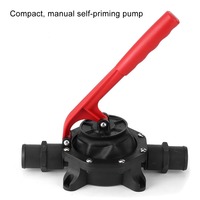 [États-Unis en stock] pompe à main à diaphragme avec poignée en plastique petite pompe de type poussoir à manivelle pour fournitures marines d'aspiration