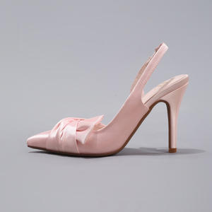 Exquisitos Zapatos de Tacón con Adornos de Perlas para Mujer, Tacón Cuadrado con Detalle de Perlas, Punta Puntiaguda, Zapatos de Noche - Product Image 2