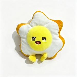 Fried <b>egg</b> plush, <b>toy</b> Food-shaped plushie, <b>Egg</b> plush pillow, Fried <b>egg</b> plush <b>toy</b>, Food-shaped plushie <b>Egg</b> plush pillow - Product Image 4