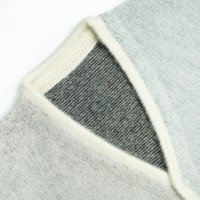 AiNear Großhandel Custom Logo Design Oem & Odm Fluffy Chunky Langarm V-Ausschnitt Jacquard Herren Mohair Strick Cardigan Sweater