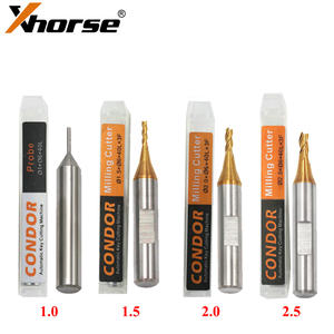 <span class=keywords><strong>Xhorse</strong></span> 1.0mm 1.5mm 2.0mm 2.5mm Fraise de fraisage CONDOR XC MINI Plus Dolphin XP-005 XP-007 pour machine à tailler les clés OLIVER Voiture - Product Image 2