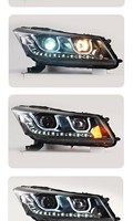 Nuevo Conjunto de Faros Delanteros para 2012-2014, Luces de Circulación Diurna LED Angel Eye, Faros Láser de Doble Proyector, 12V 45W
