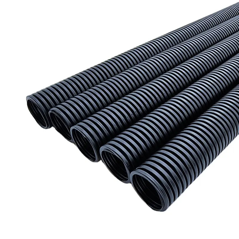 wire loom tube 1/4'' inch flexible conduit for electrical wire protection industrial pipes Wire Loom Split Tubing