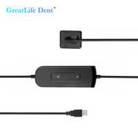 Greatlife Dent Factory Venta al por mayor Sensor de rayos X intraoral APS CMOS RVG dental tamaño 1/2 con imagen rápida, software de IA y sin necesidad de controlador