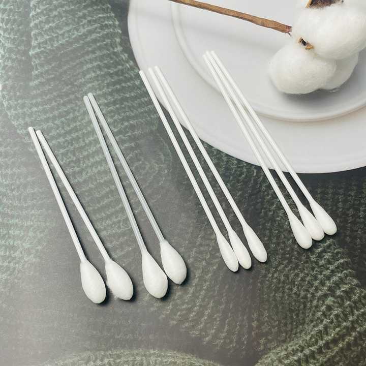 Cotton Swab Total Trading Staff PP Hollow Solid Handle Disposable 10mm