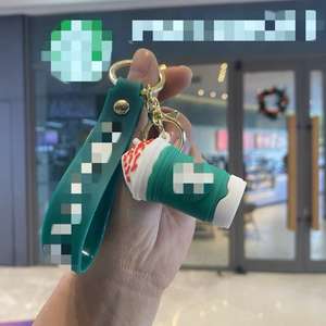 Novedad al por mayor: Llavero de plástico con colgante 3D de dibujos animados de <span class=keywords><strong>Boba</strong></span> Buck para mochila, pareja, llaves de coche, regalos colgantes - Product Image 6